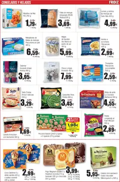 Vista previa Froiz folleto válido desde el 07.01.2026 | Página: 4 | Productos: Anillos, Chocolate, Jamón, Arroz