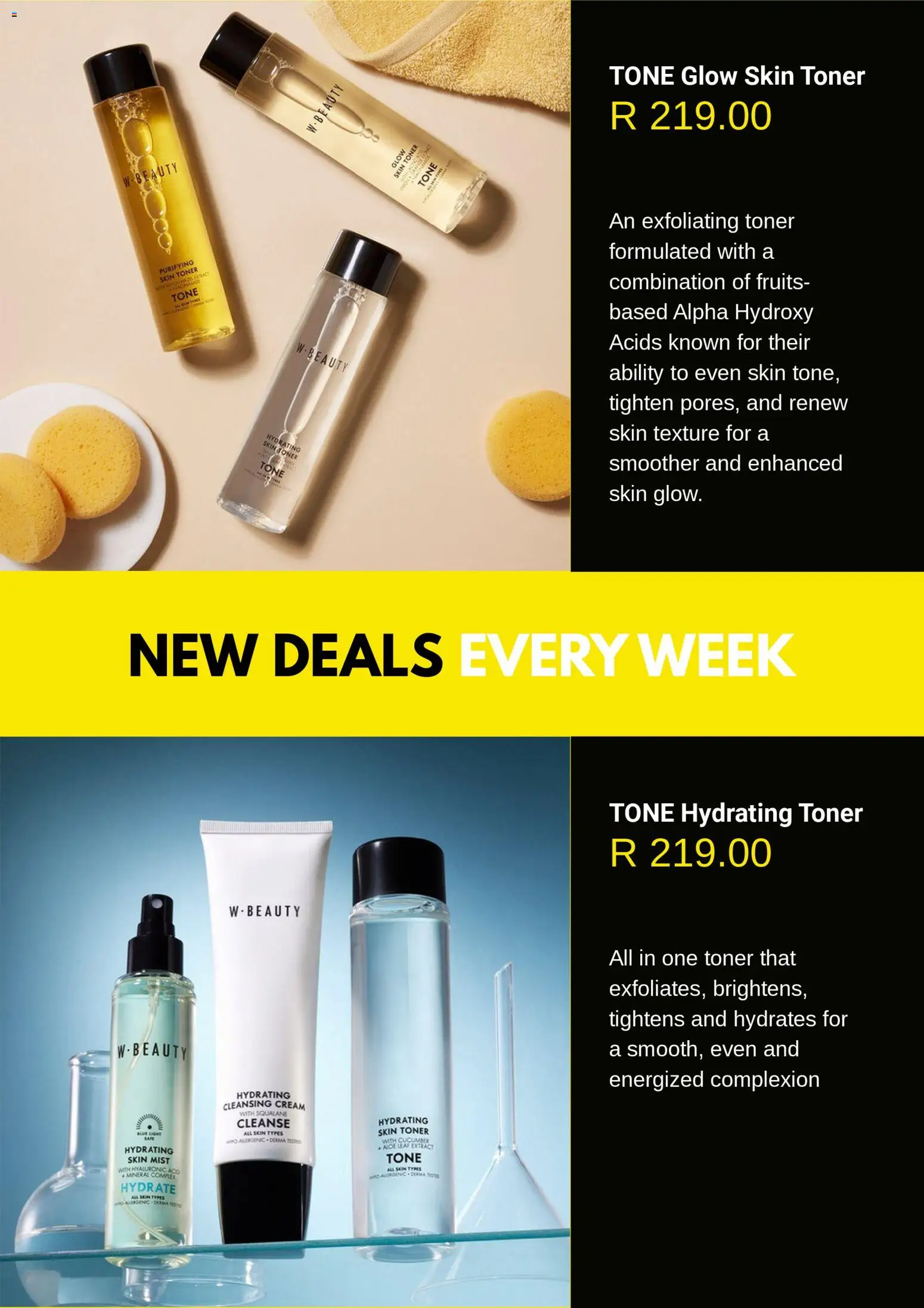 New Woolworths catalogue – valid from 28.10.2025 | Page: 4 | Products: Toner, Cream