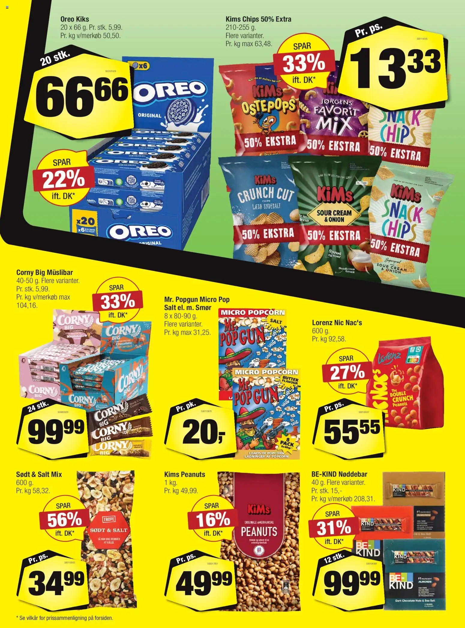 Calle tilbudsavis – gyldig fra 04.03.2026 | Side: 9 | Produkter: Chips, Cookies, Popcorn, Oreo