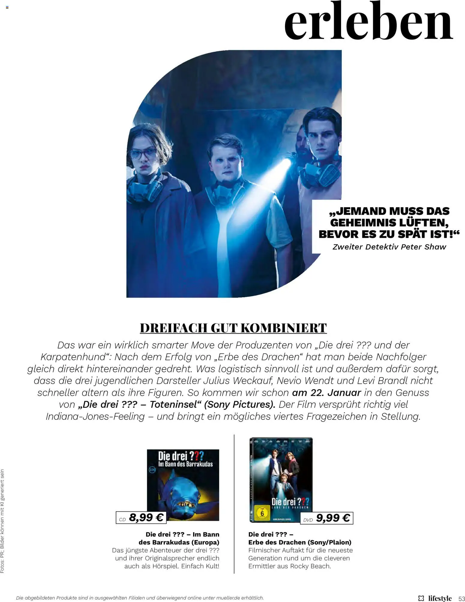 Müller - Lifestyle – gültig ab 01.01.2026 | Seite: 53 | Produkte: Sony, Bilder