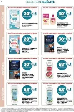 Hyper U - Prévisualisation de Hyper U - Ma Sélection Carte U Octobre valide à partir de 20.10.2025 | Page: 12 | Produits: Parfum, Lait de coco, Shampooing, Eau de parfum