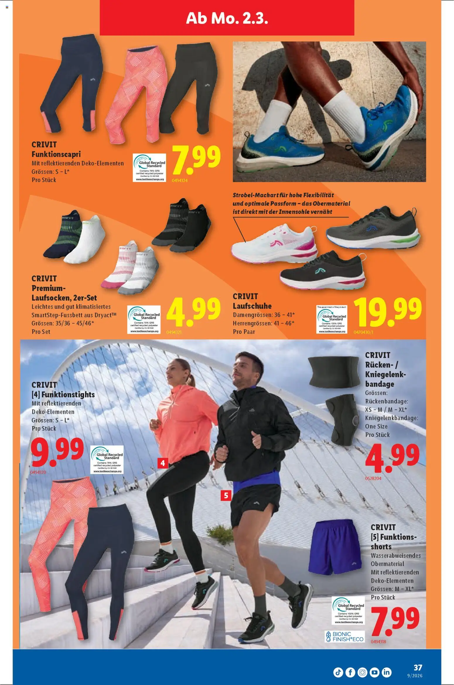 Lidl Aktionen – gültig ab 26.02.2026 | Seite: 39 | Produkte: Laufschuhe
