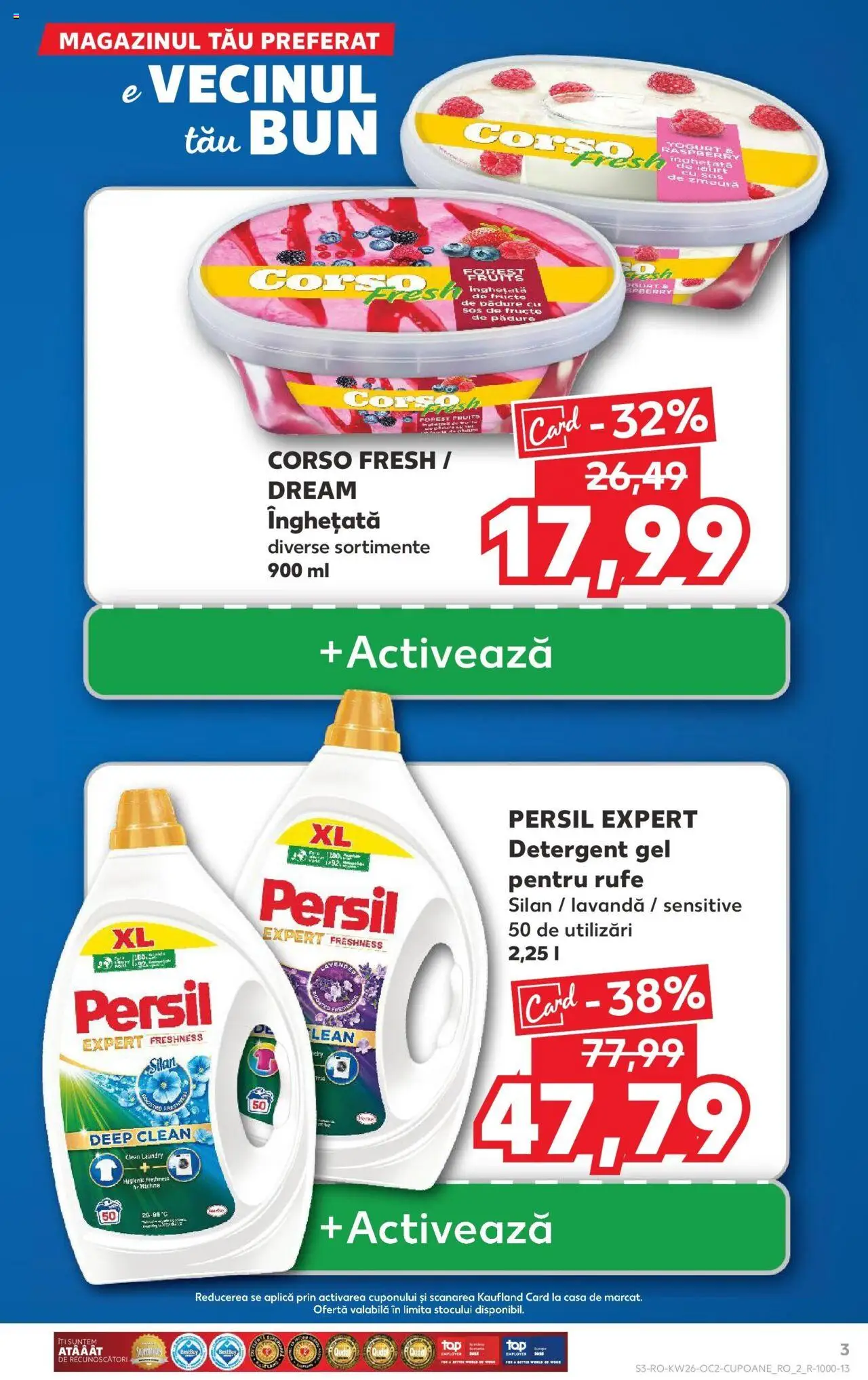 Catalog Kaufland - Bucureşti – valabil de la 25.06.2025 | Pagină: 3 | Produse: Iaurt, Detergent, Fructe, Sos