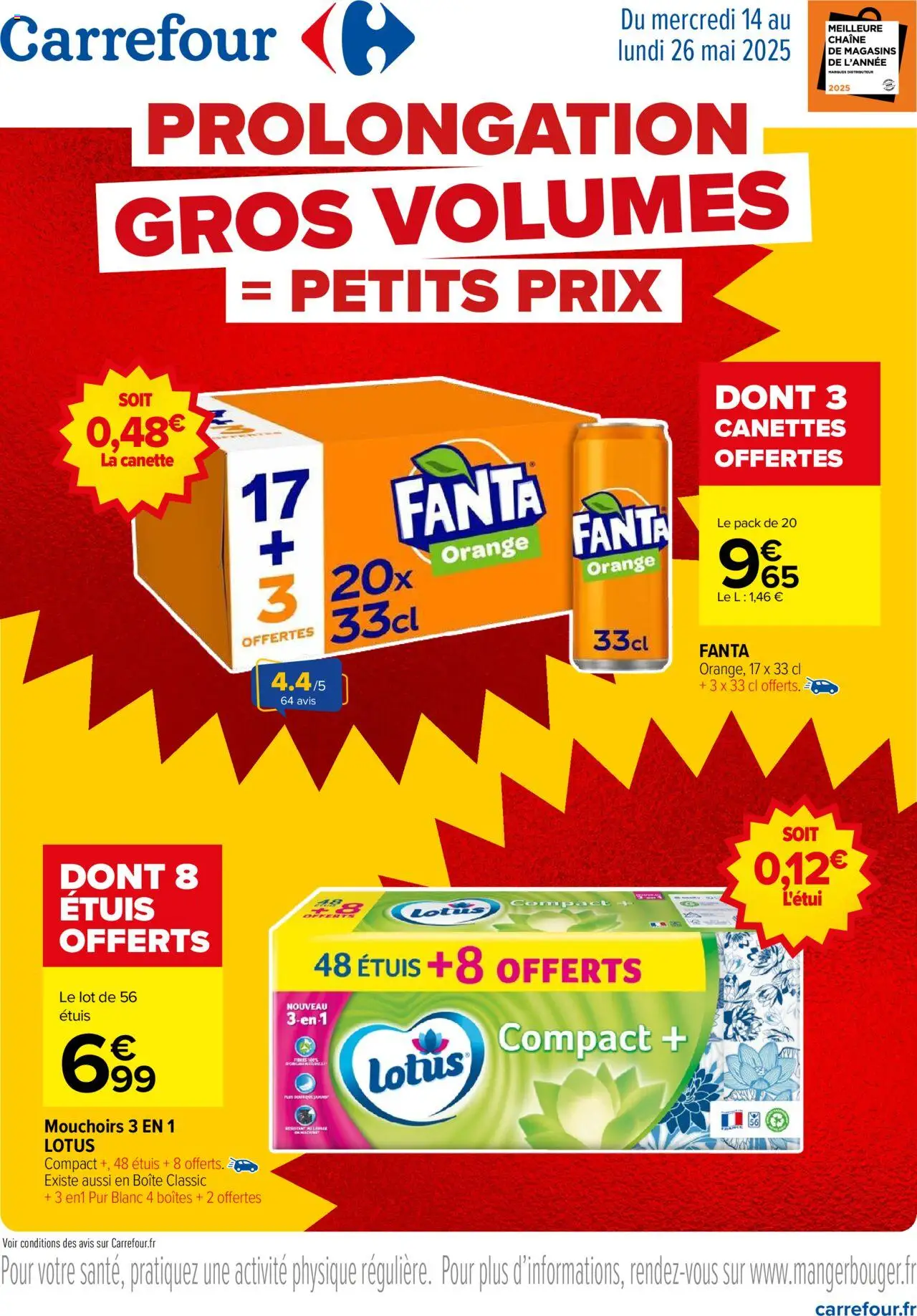  | Page: 1 | Produits: Orange, Mouchoirs