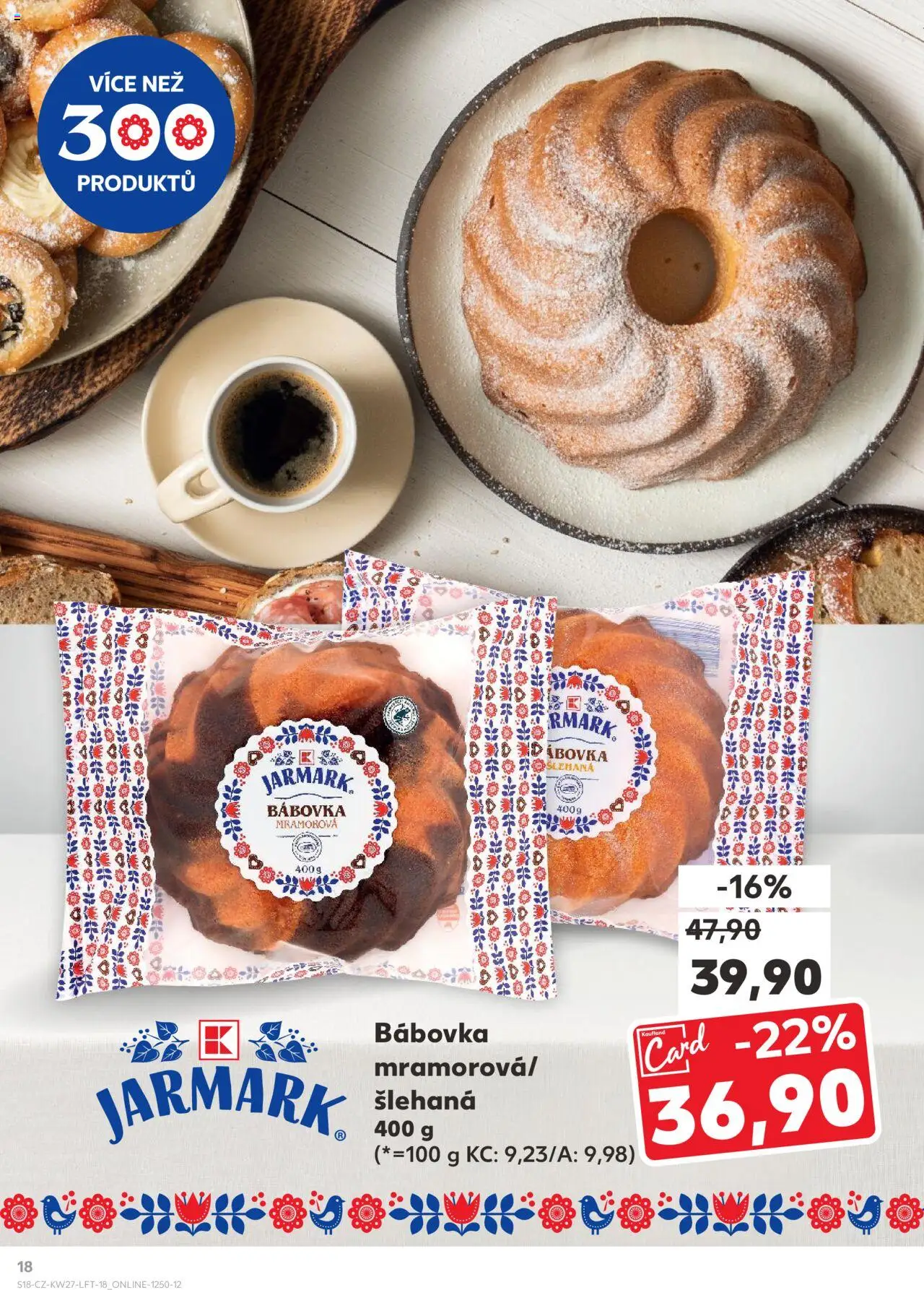 Kaufland leták od 02.07.2025 | Strana: 18 | Produkty: Bábovka