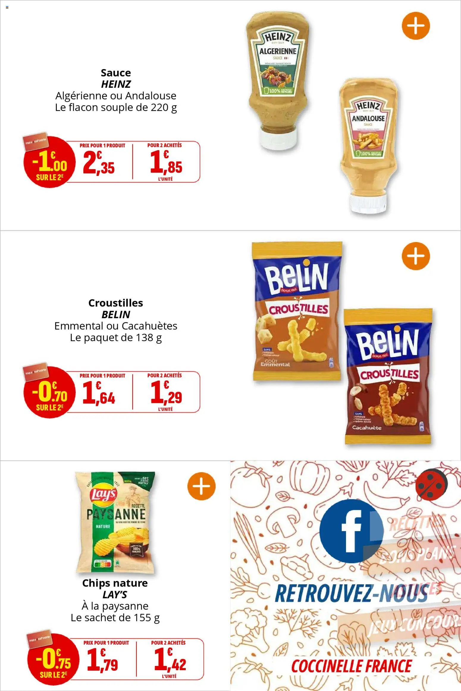{H1} | Page: 12 | Produits: Cacahuète, Emmental, Chips