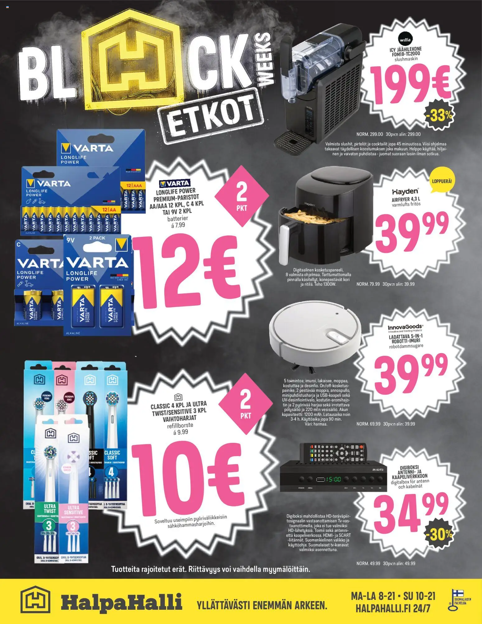 Halpa Halli - Black Friday – voimassa 12.11.2025 alkaen | Sivu: 16 | Tuotteet: Kori, Voi