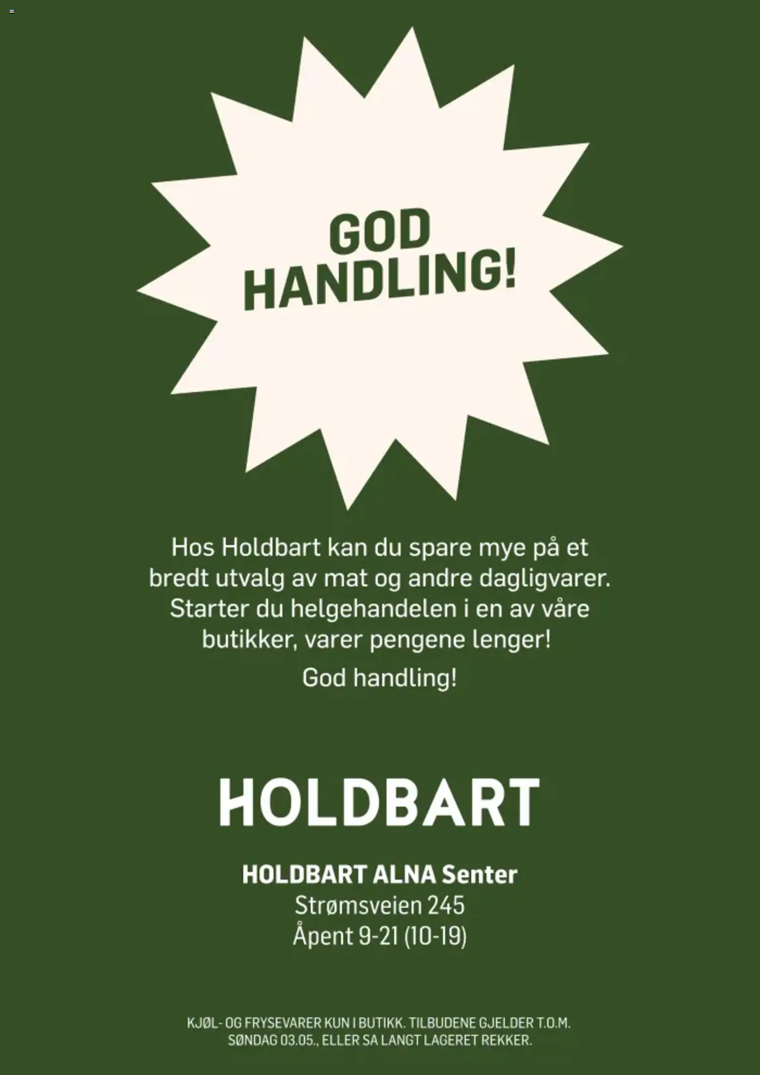Nye » Holdbart kundeavis « er nå online. Se alle Maitilbud på mobilen og spar! | Norge