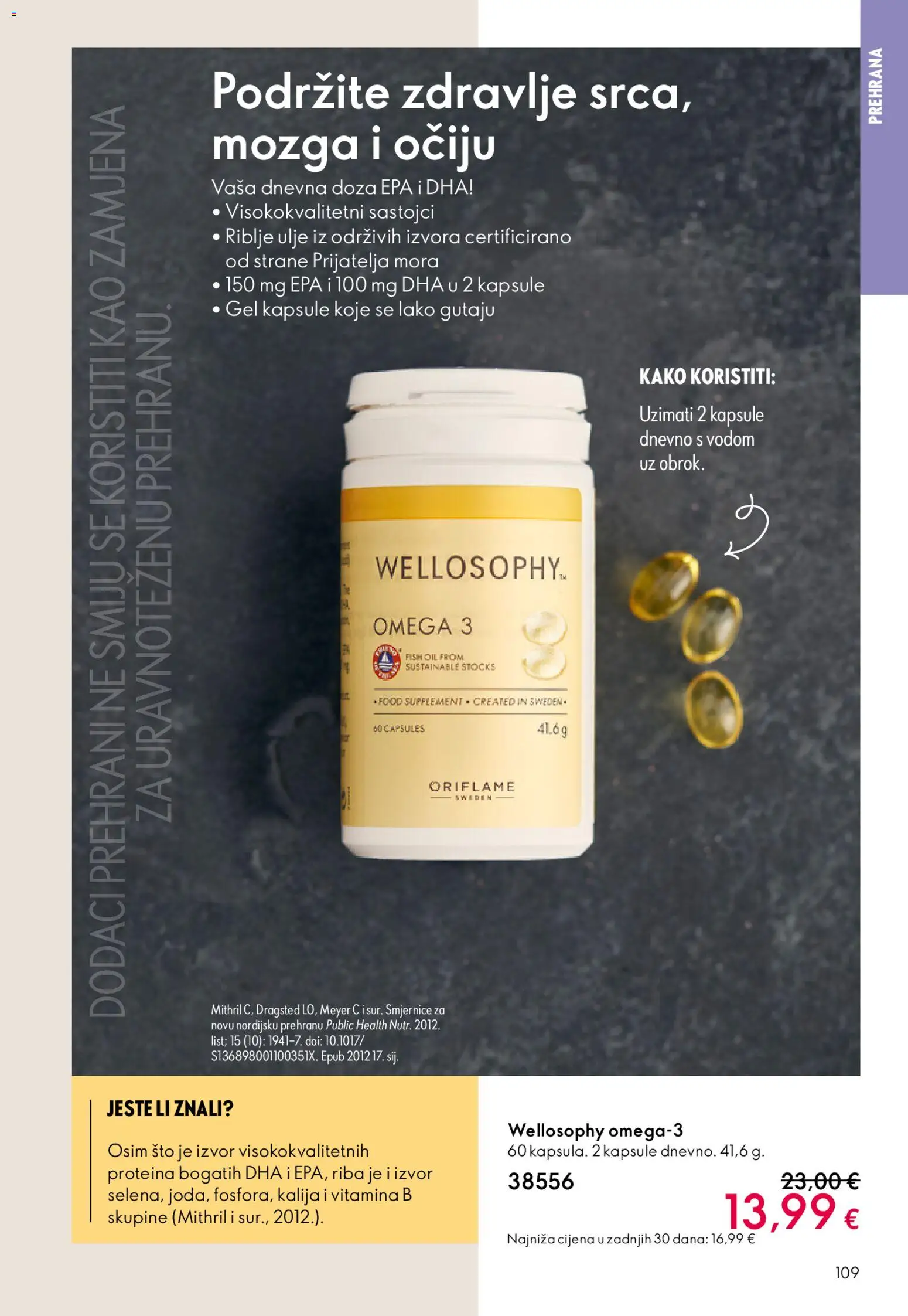 Oriflame katalog | vrijedi od 22.04.2026 | Stranica: 109 | Proizvodi: Ulje, Riba