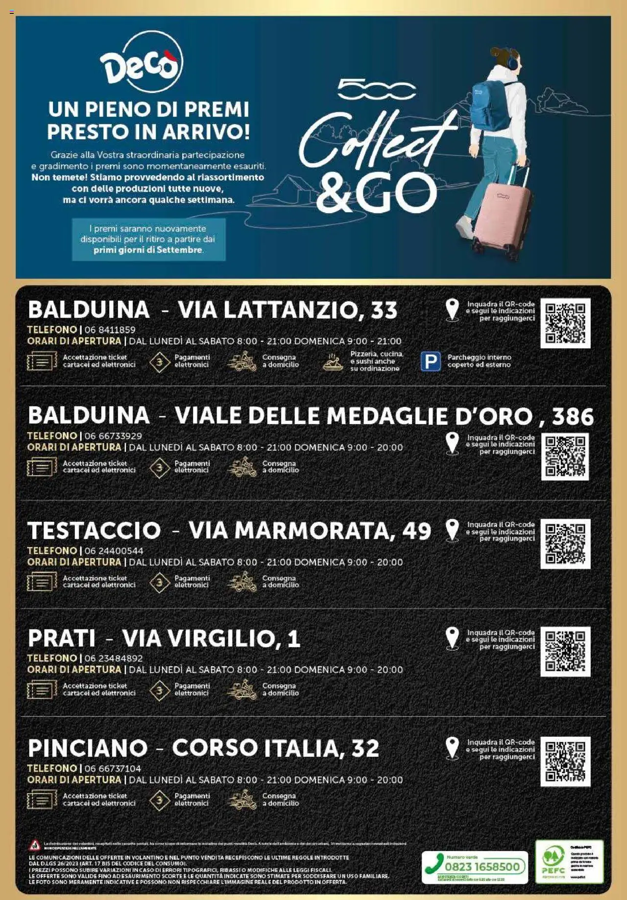 Volantino Decò del 08.08.2025 | Pagina: 6 | Prodotti: Telefono, Sushi