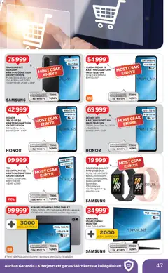 Auchan Akciós újság - amely érvényes a következő dátumtól: 08.01.2026 | Oldal: 47