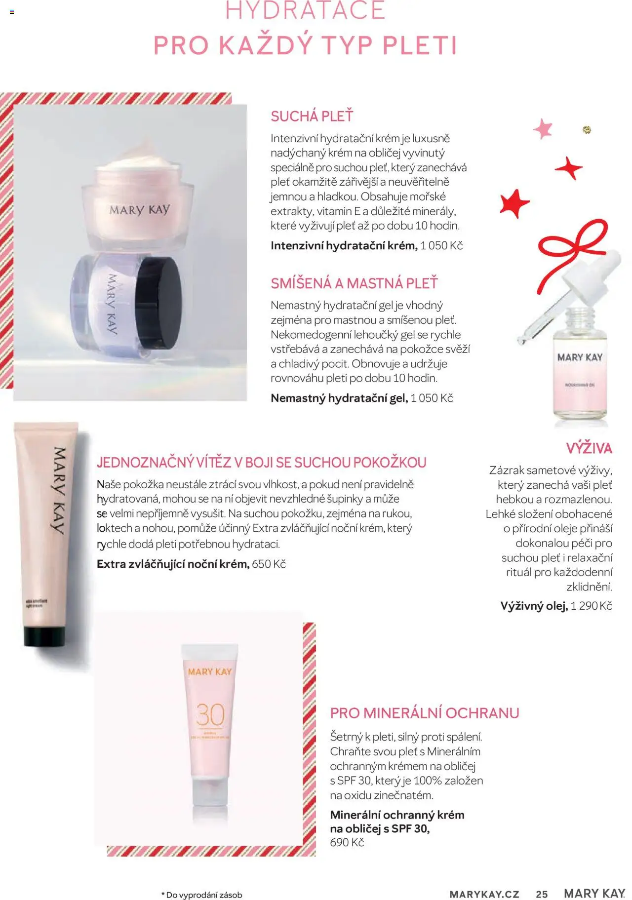 Mary Kay kniha o kráse od 01.10.2025 | Strana: 25 | Produkty: Oleje, Krém, Hydratační krém