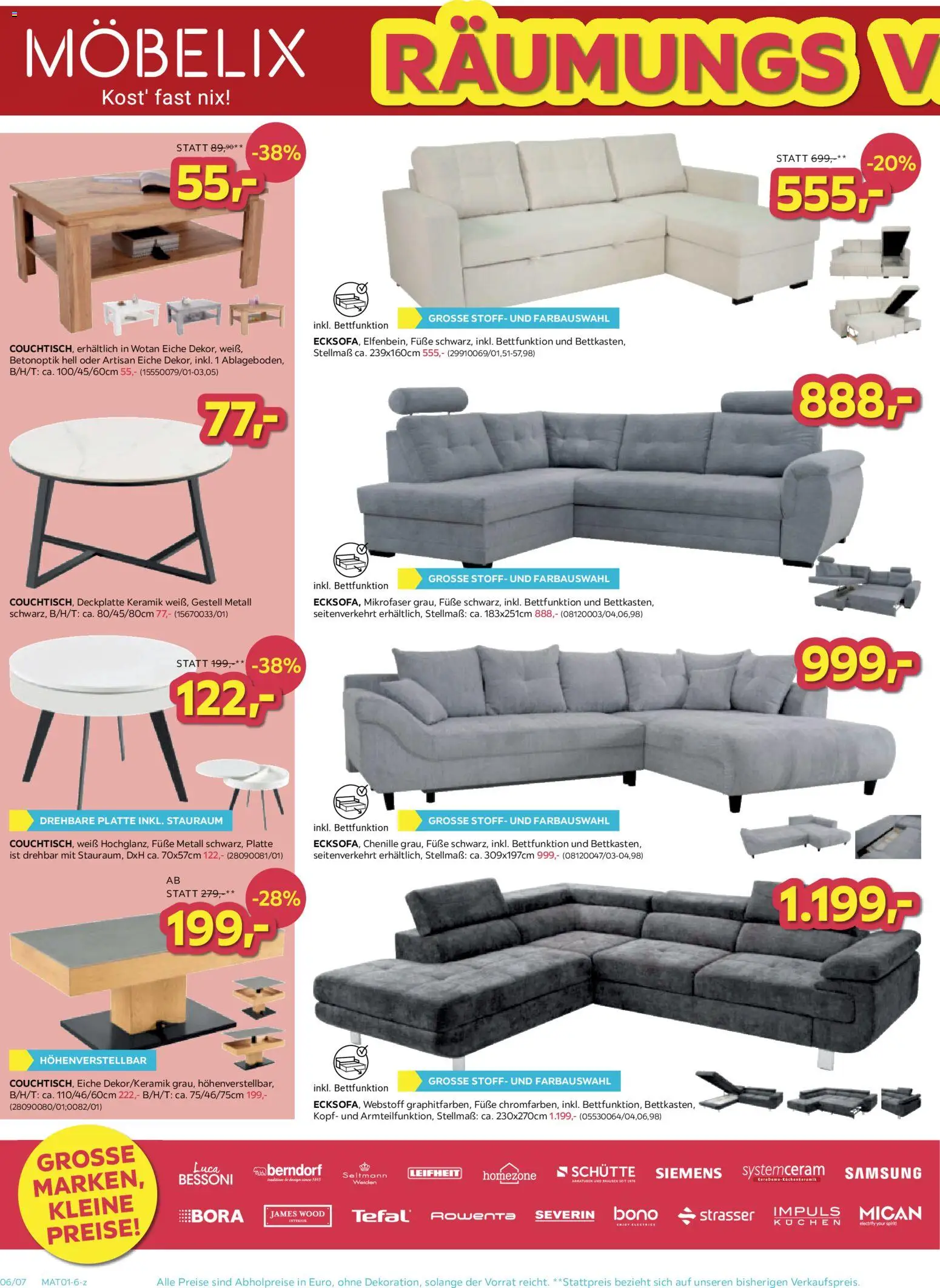 Möbelix Angebote gültig ab 05.01.2026 | Seite: 6 | Produkte: Samsung