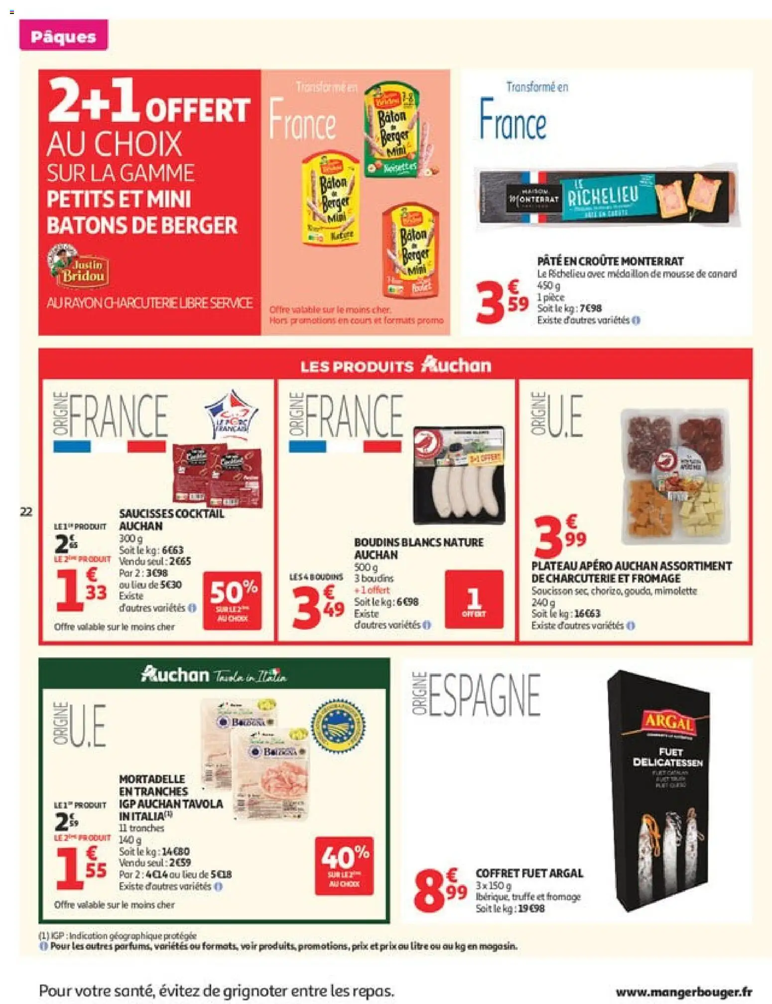 {H1} | Page: 22 | Produits: Plateau, Noisettes, Mousse, Fromage