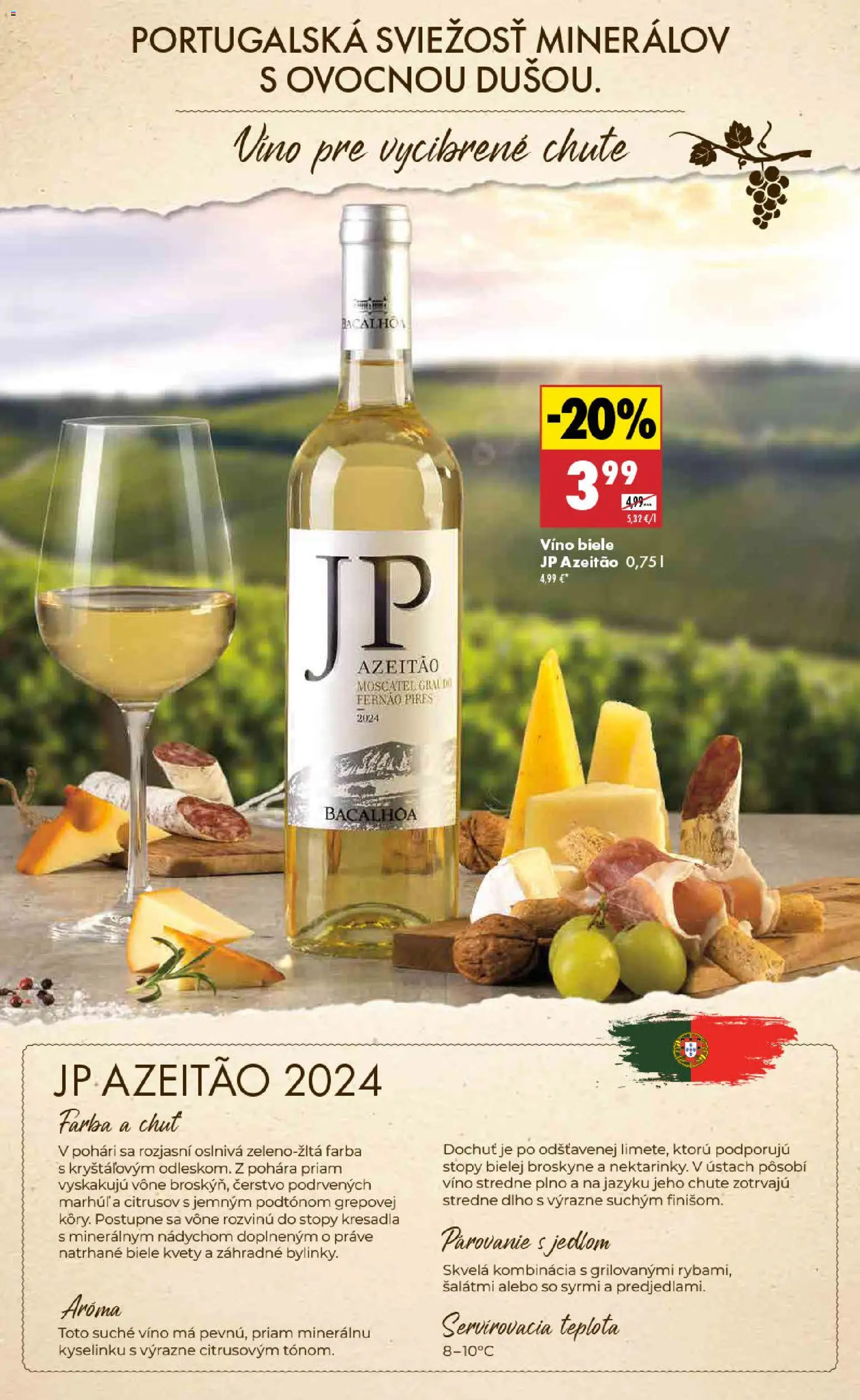 Nové Biedronka akcie – leták je platný od 23.04.2026 | Strana: 38 | Produkty: Víno, Kvety, Broskyne