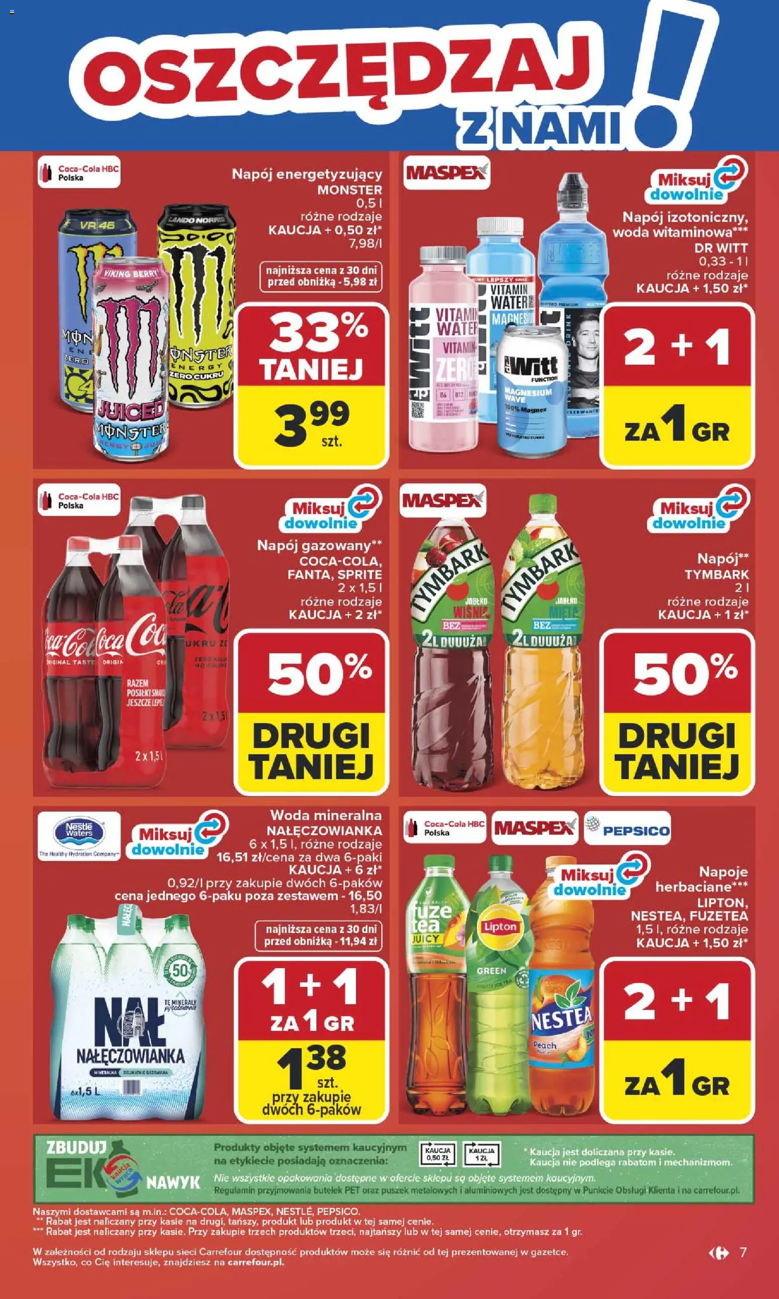 Carrefour gazetka od 27.04.2026 | Strona: 9 | Produkty: Napoje, Sprite, Woda