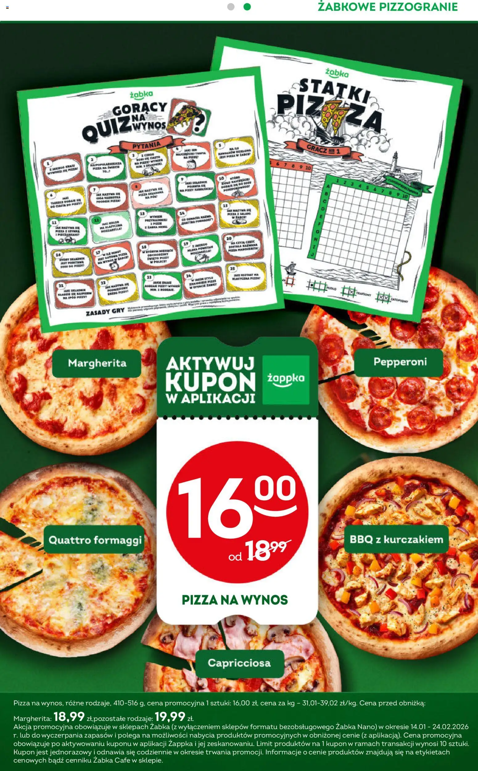 Żabka Gazetka od 28.01.2026 | Strona: 13 | Produkty: Gracz, Gry, Pizza