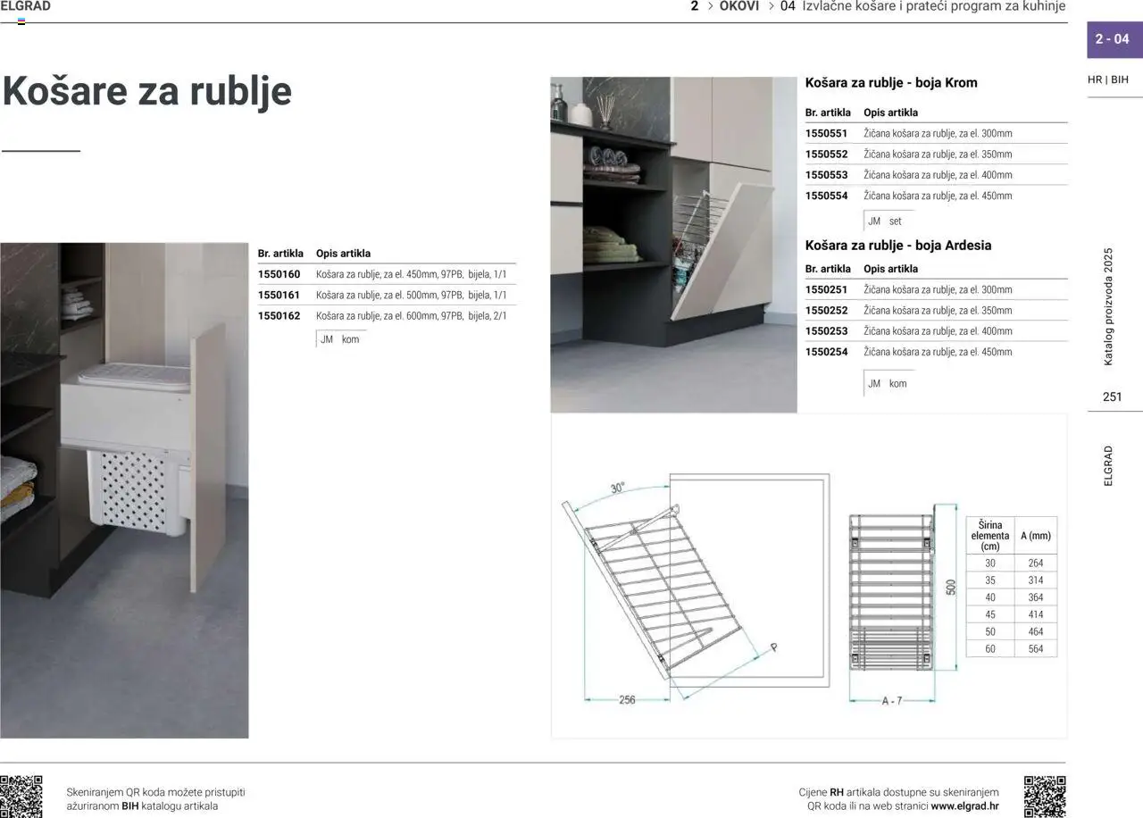 Elgrad katalog | vrijedi od 02.04.2025 | Stranica: 10 | Proizvodi: Košara, Košare, Košara za rublje