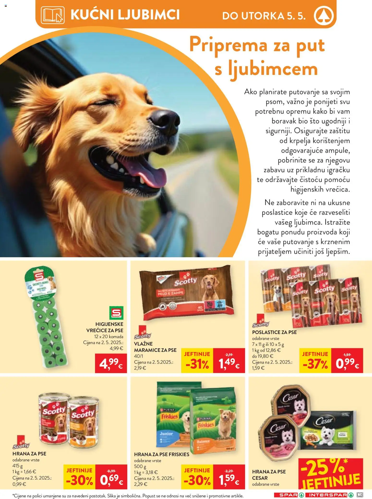 Spar katalog | vrijedi od 27.04.2026 | Stranica: 21 | Proizvodi: Hrana za pse