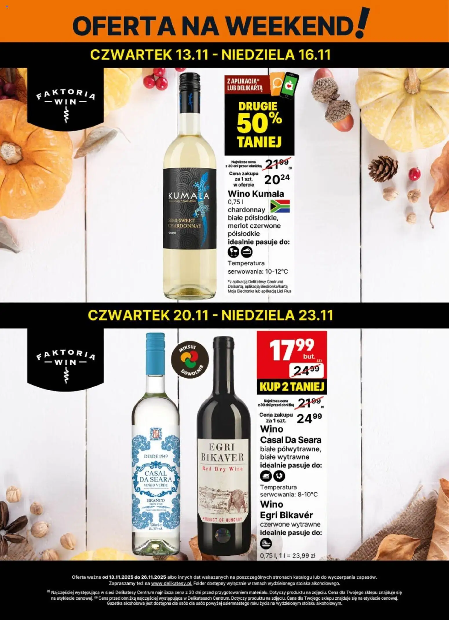 Delikatesy Centrum Gazetka - DeliBarek od 13.11.2025 | Strona: 2 | Produkty: Chardonnay, Merlot, Delikatesy, Wino