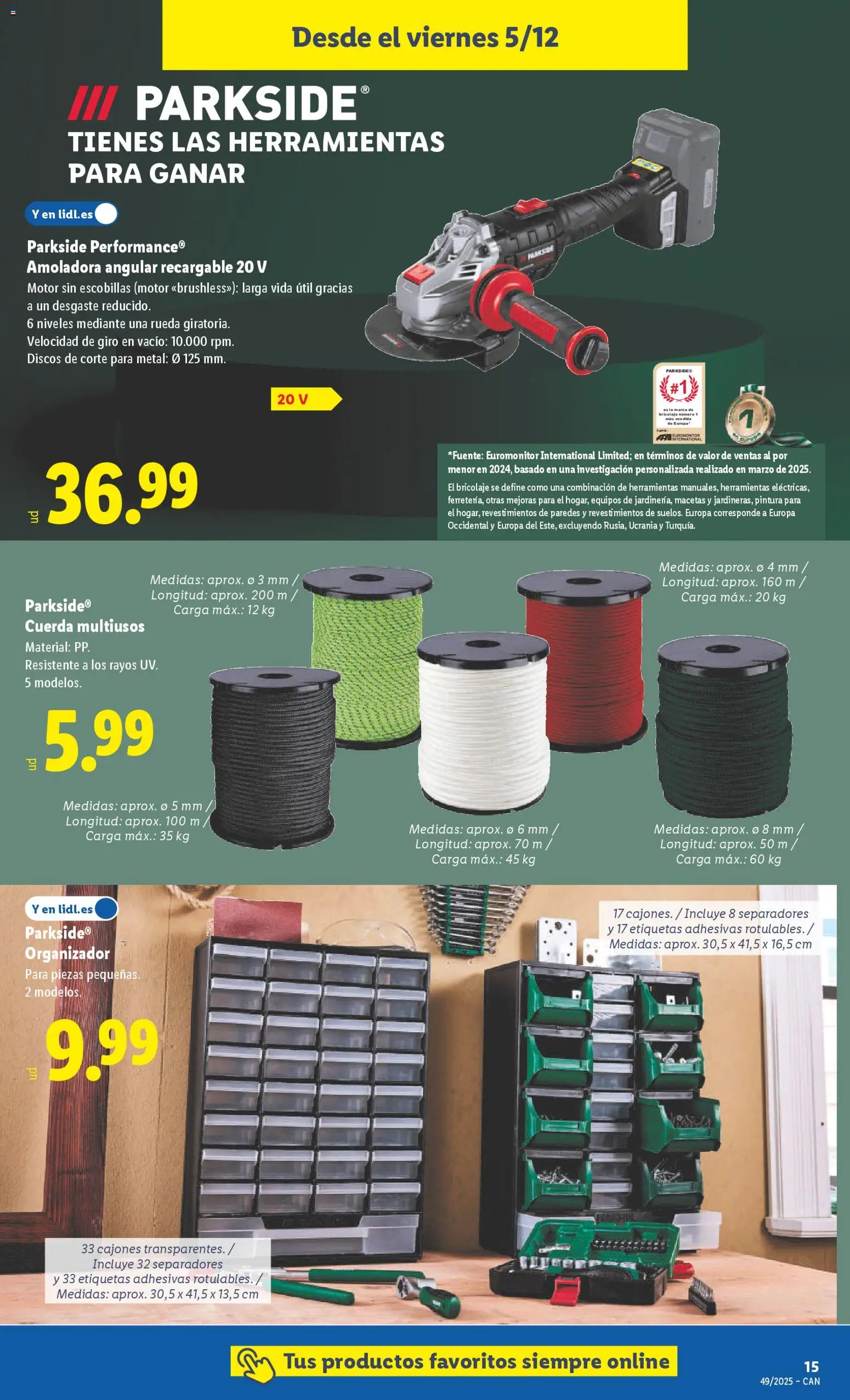 Lidl - Canarias │ válido desde el 01.12.2025 | Página: 37 | Productos: Organizador