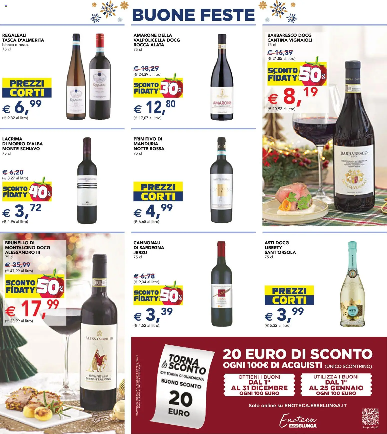 Volantino Esselunga S del 11.12.2025 | Pagina: 15 | Prodotti: Enoteca