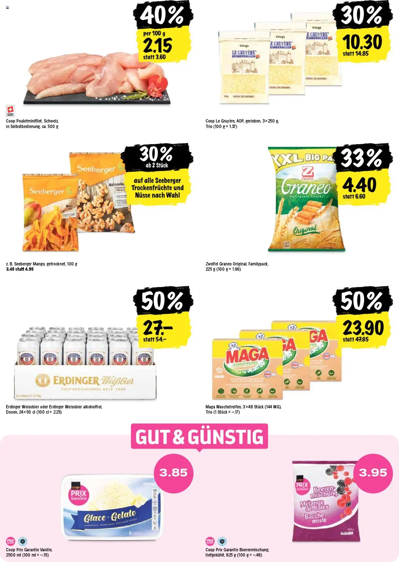 Coop Aktionen ab 26.06.2025 | Seite: 22 | Produkte: Weißbier, Glace, Mango, Nüsse