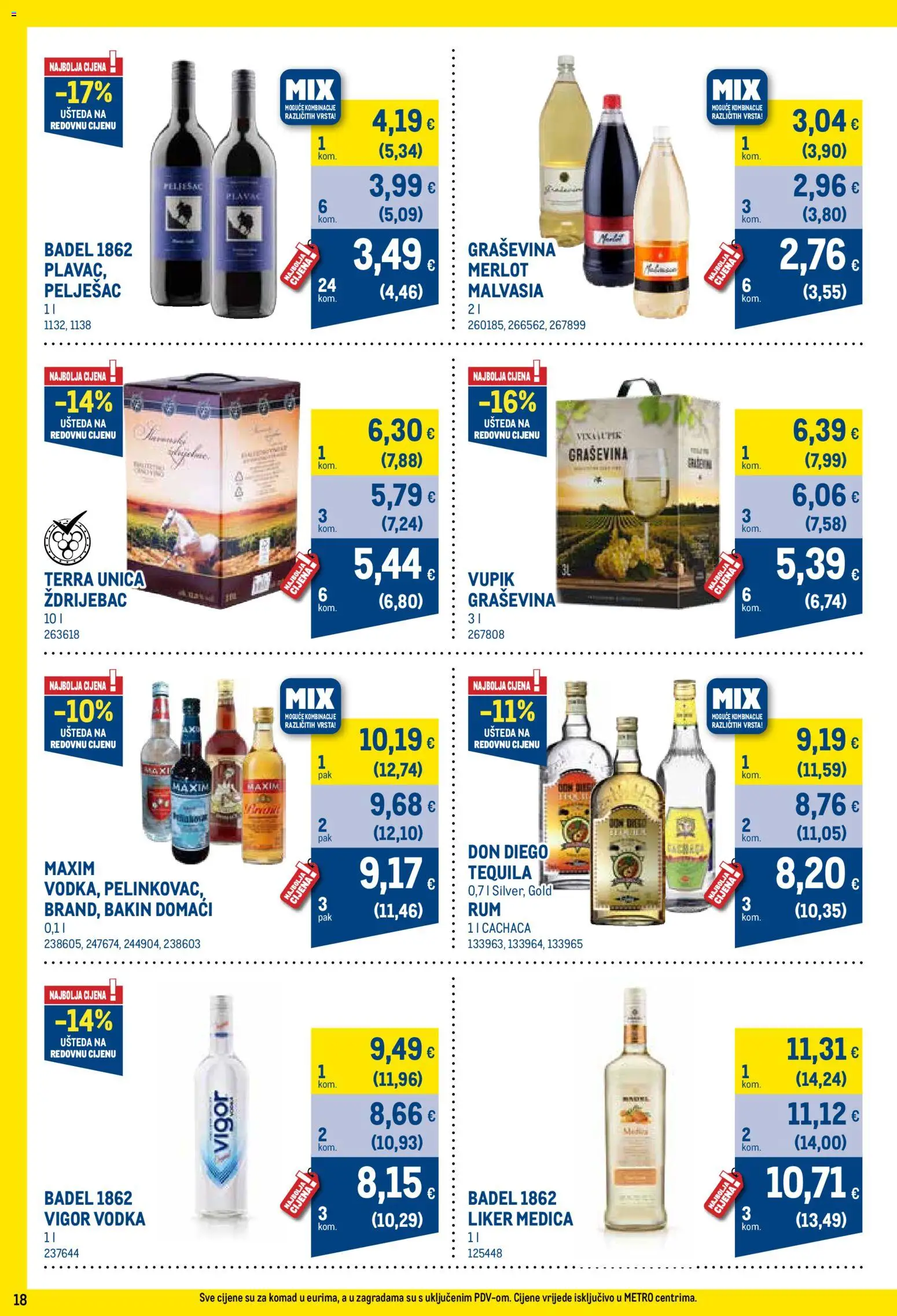 Metro katalog | vrijedi od 01.12.2025 | Stranica: 18 | Proizvodi: Liker, Vodka