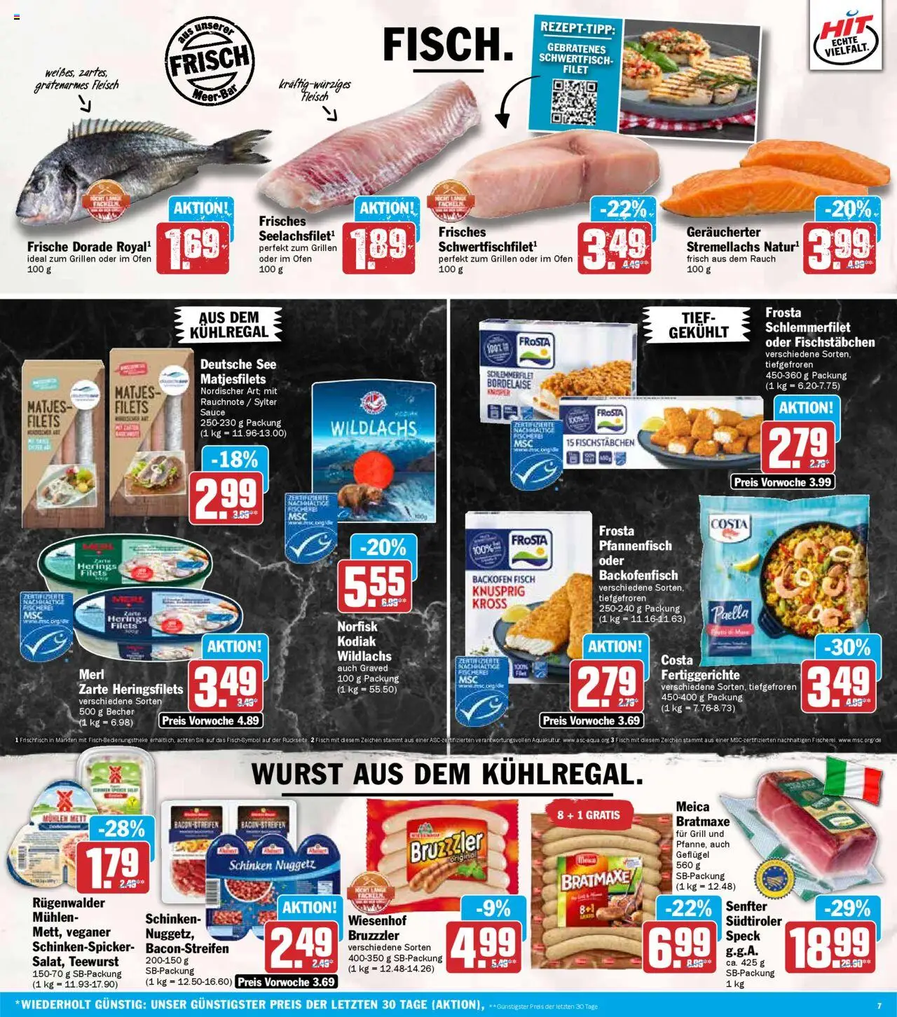 HIT - Wochenprospekt – gültig ab 08.09.2025 | Seite: 7 | Produkte: Ofen, Grill, Meica, Fischstabchen