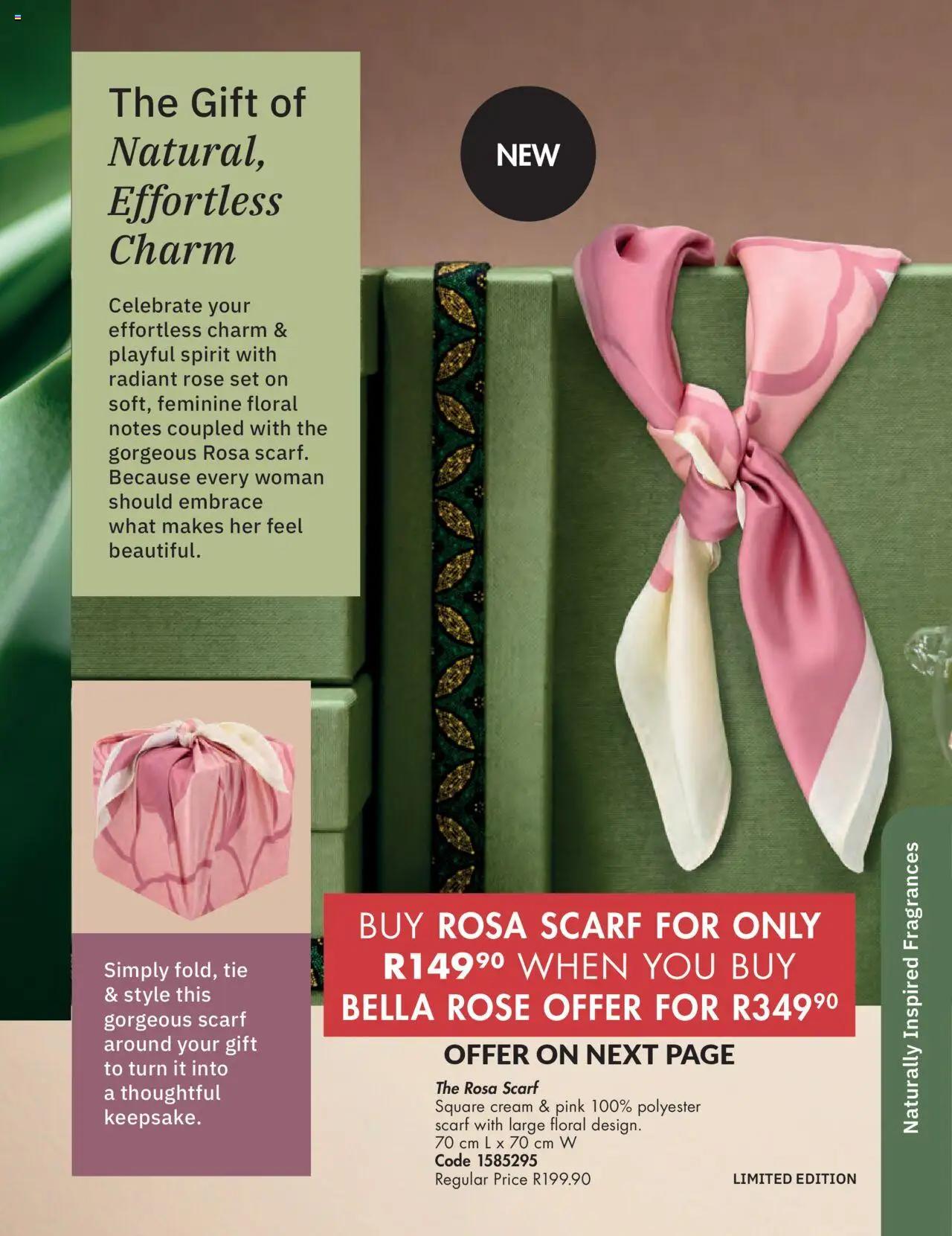 New Justine catalogue – valid from 01.10.2025 | Page: 10 | Products: Scarf, Cream