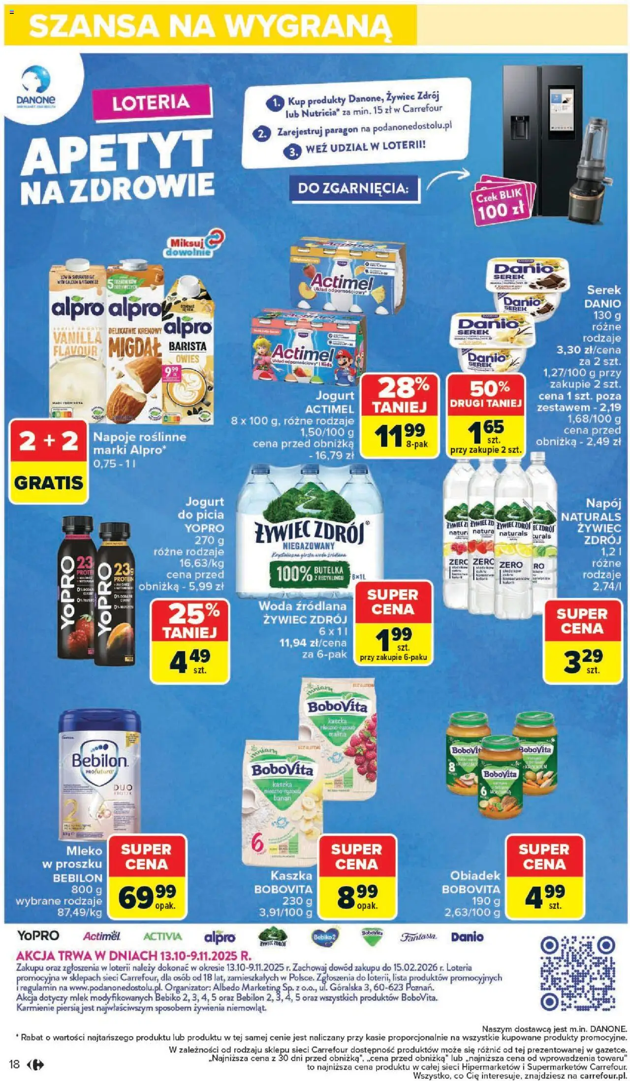 Carrefour Gazetka od 20.10.2025 | Strona: 20 | Produkty: Alpro, Napoje, Mleko, Woda