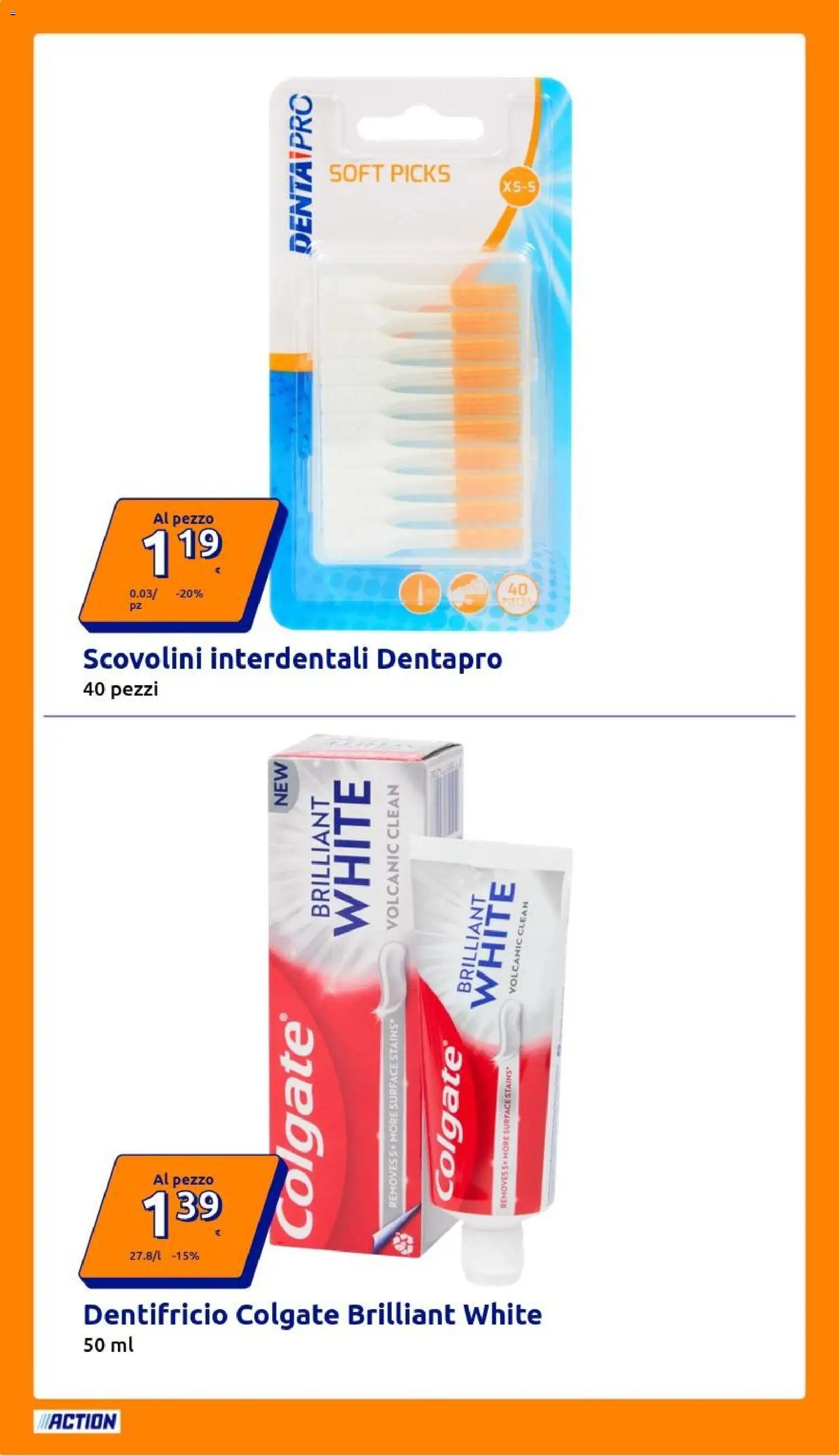 Volantino Action del 25.02.2026 | Pagina: 18 | Prodotti: Dentifricio