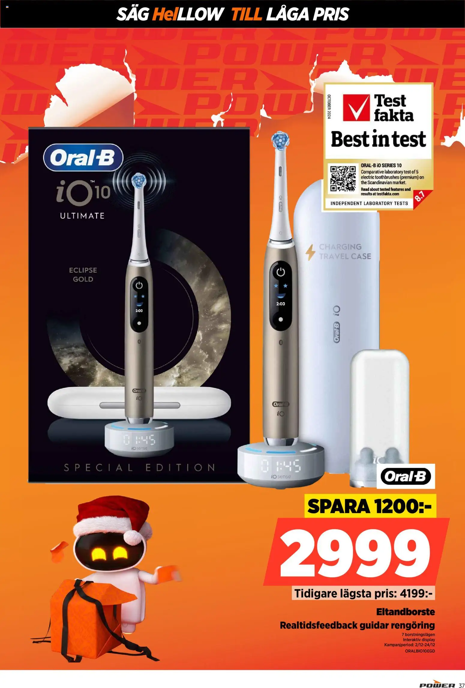 Power reklamblad aktuell från 22.12.2025 | Sida: 37 | Produkter: Eltandborste, Såg