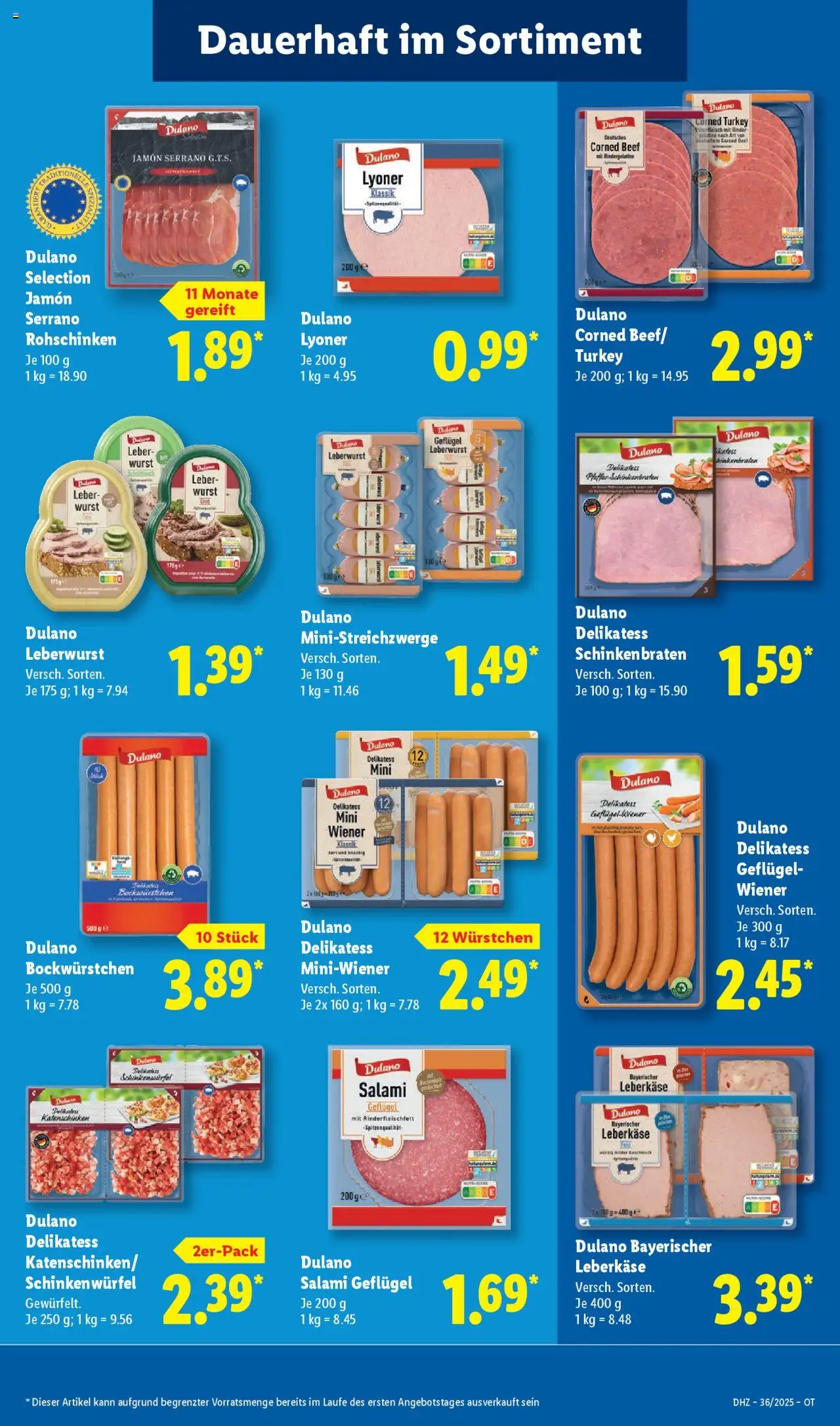 Lidl Prospekt Grimma	 - gültig ab dem 01.09.2025 | Seite: 23 | Produkte: Pfeffer, Wurst, Salami, Leberkase