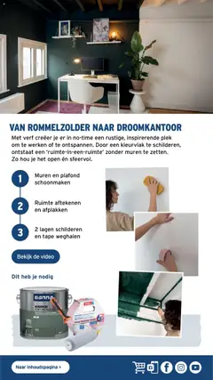 GAMMA - Verfgids - Voorbeeld van een folder van GAMMA, geldig van 19.09.2025 | Pagina: 7 | Producten: Video, Papier, Tape