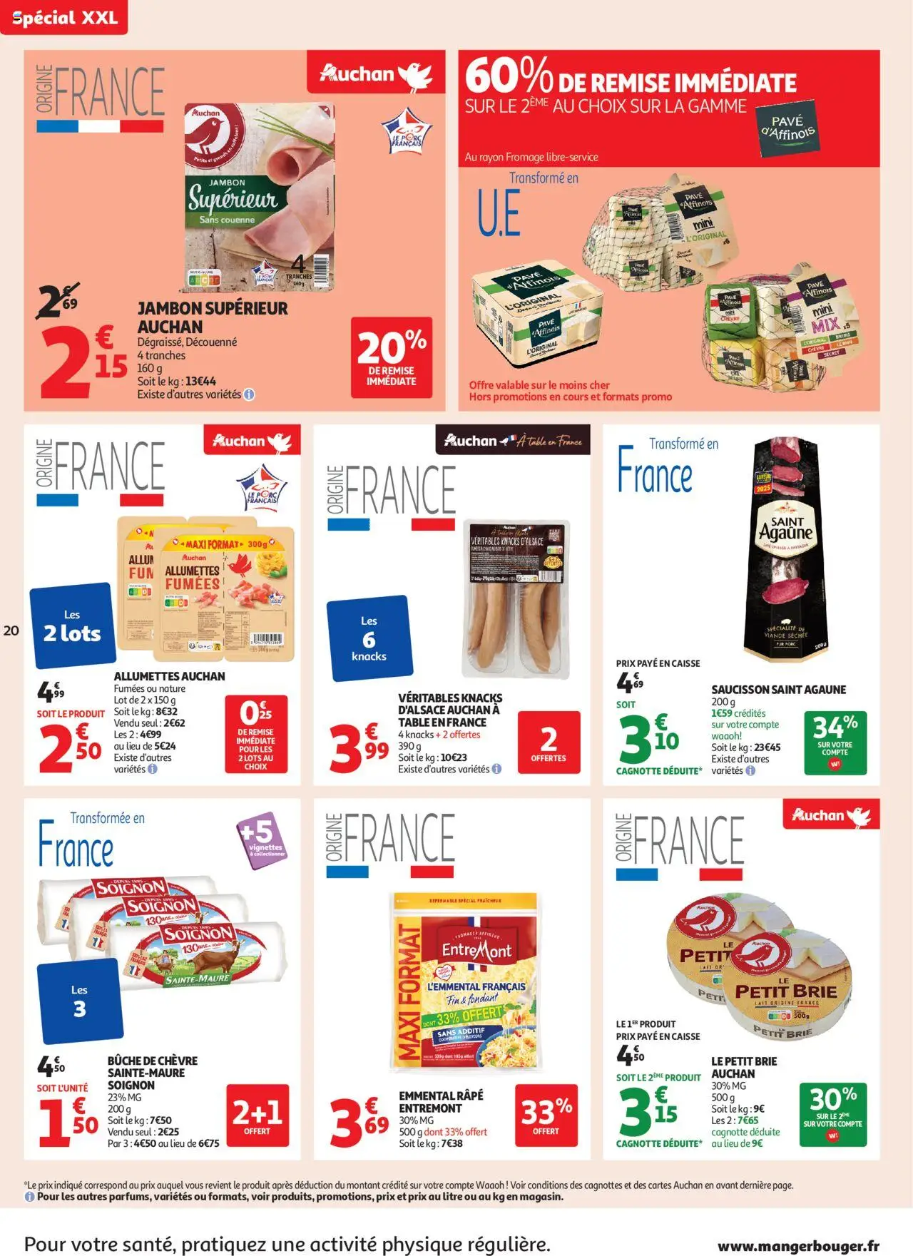  | Page: 20 | Produits: Saucisson, Fromage, Viande, Porc