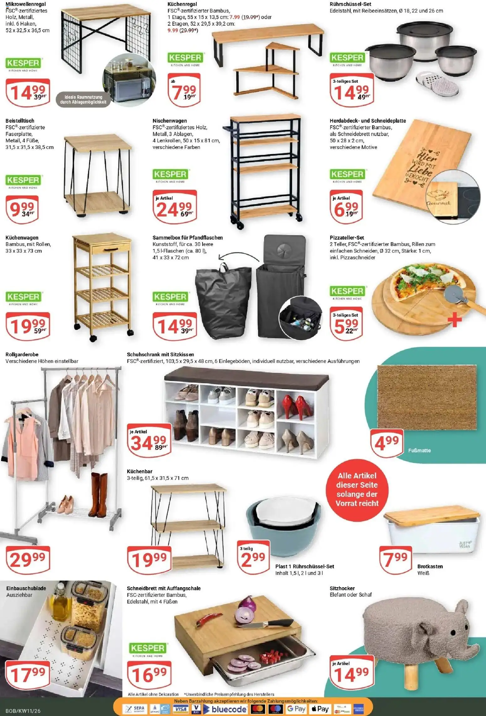 Globus prospekt Bobenheim-Roxheim	 – gültig ab 09.03.2026 | Seite: 20 | Produkte: Beistelltisch, Fußmatte