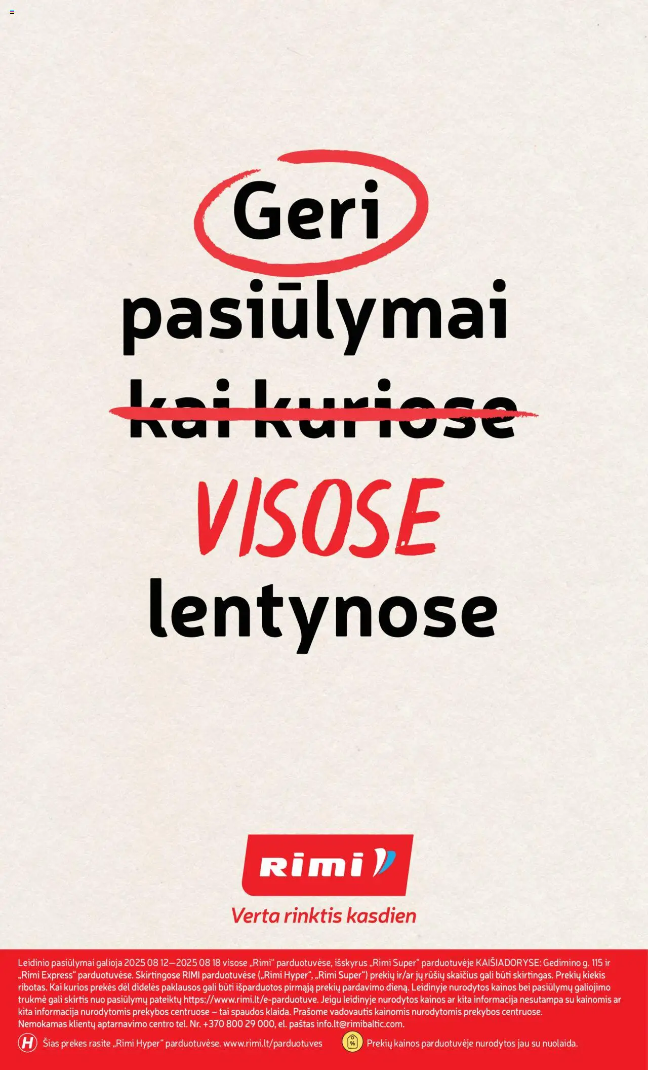 Rimi leidinys│galioja nuo 12.08.2025 | Puslapis: 40