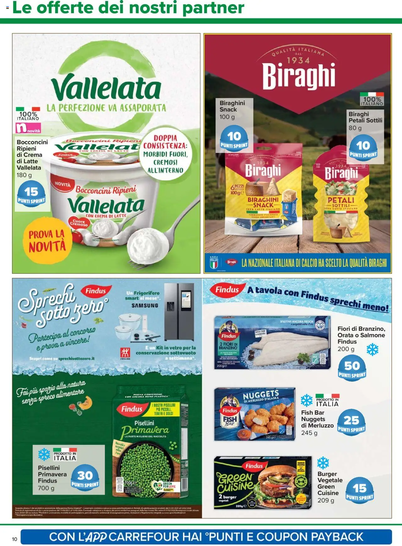 Volantino Carrefour del 21.08.2025 | Pagina: 10 | Prodotti: Salmone, Merluzzo, Frigorifero, Samsung