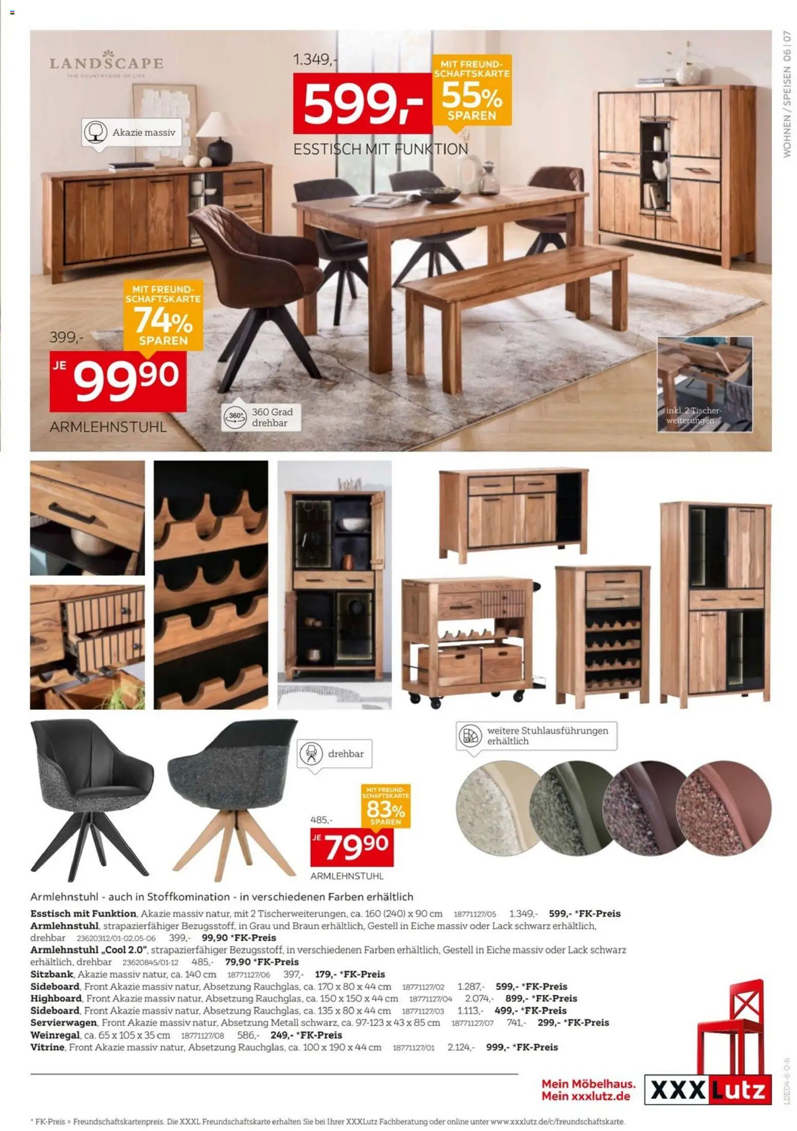 XXXLutz Junges Wohnen – gültig ab 11.04.2026 | Seite: 7 | Produkte: Esstisch