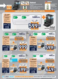 Anteprima del volantino Volantino Unieuro	 valido a partire dal 29.12.2025 | Pagina: 25 | Prodotti: Spazzola, Robot, Condizionatore, Samsung