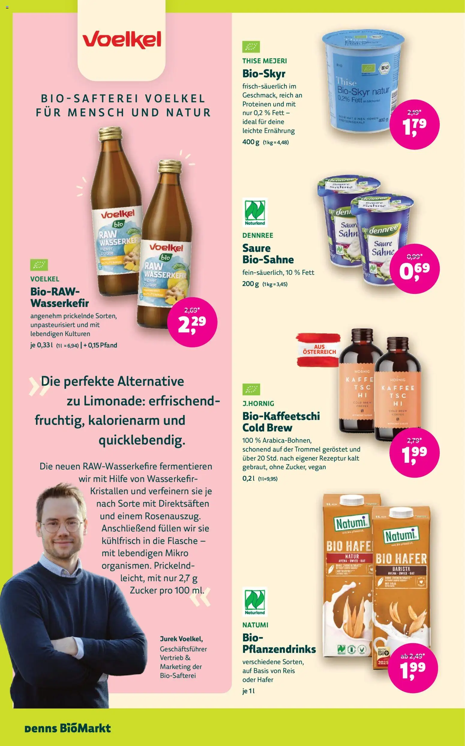 Denns BioMarkt Angebote gültig ab 08.04.2026 | Seite: 6 | Produkte: Sahne, Zucker, Zitrone, Reis