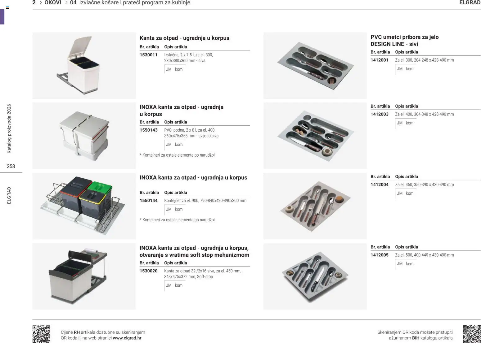 Elgrad katalog | vrijedi od 02.04.2026 | Stranica: 17 | Proizvodi: Košare