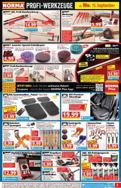 Norma Prospekt 	 – gültig ab 15.09.2025 | Seite: 3 | Produkte: Batterie, Duft, Bürste, Hochdruckreiniger