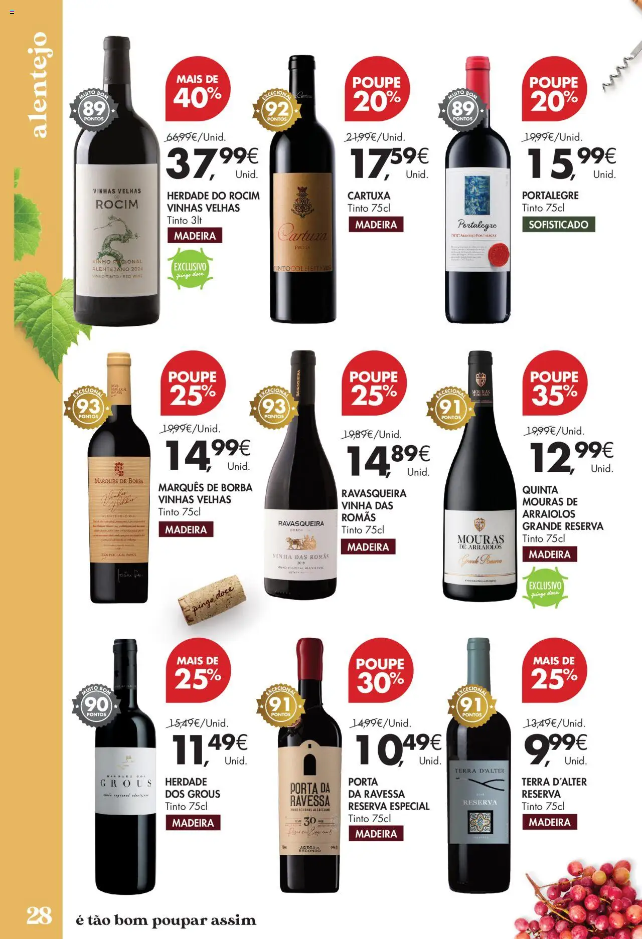 Pingo Doce - Vinhos e Sabores de Portugal Grandes │ válido de 09.09.2025 | Página: 28 | Produtos: Porta, Vinho, Vinho tinto