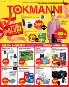 Katso Tokmanni tarjoukset voimassa alkaen 18.08.2025