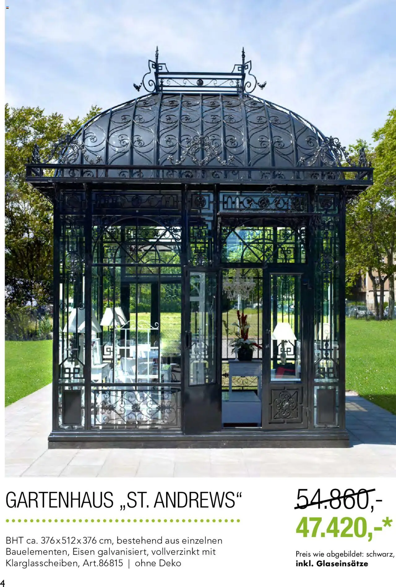 Rahaus Prospekt Gartenhäuser – gültig ab 01.09.2022 | Seite: 4