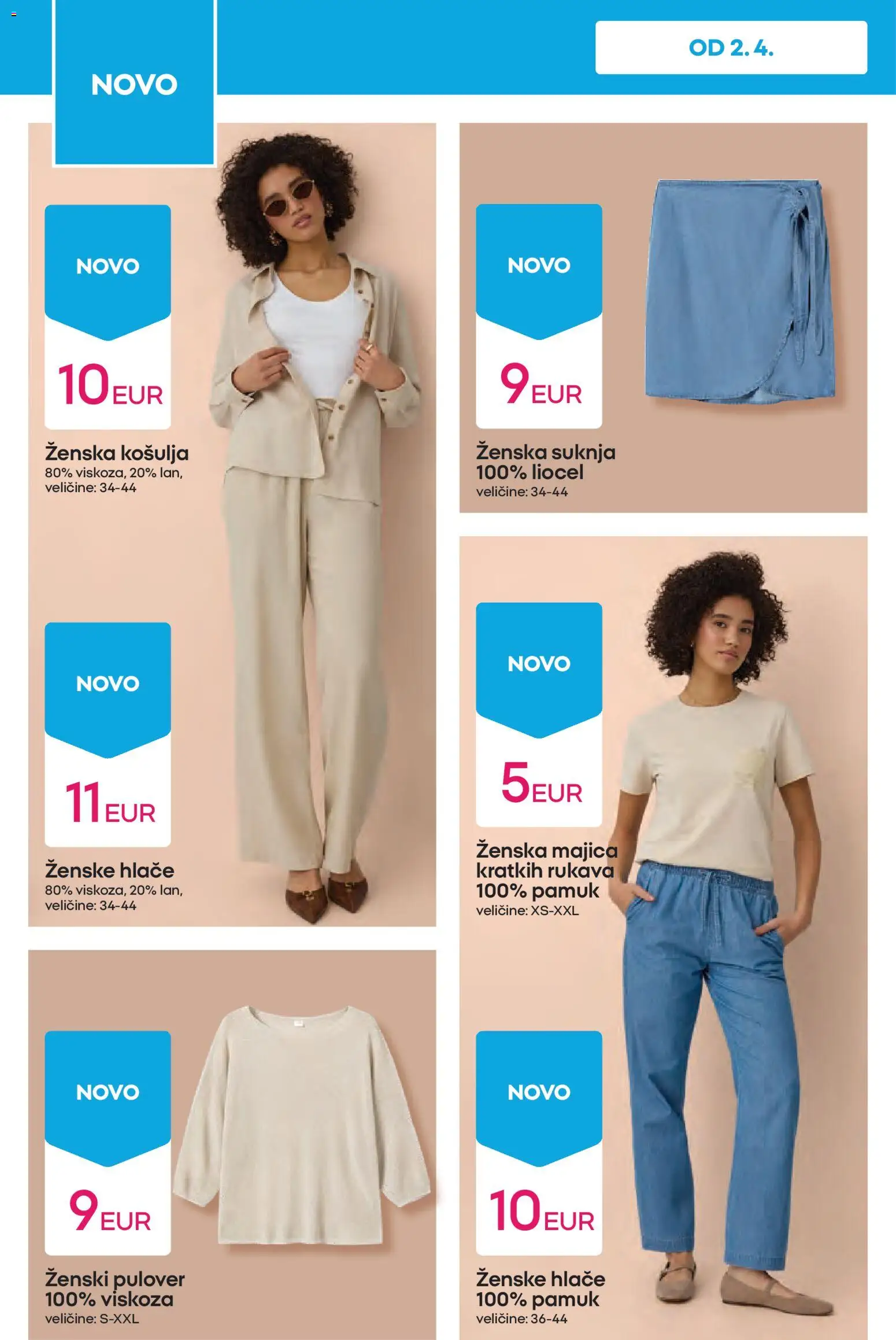 Pepco katalog | vrijedi od 02.04.2026 | Stranica: 8 | Proizvodi: Košulja, Majica, Hlače