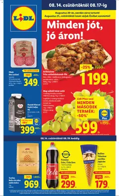 Lidl Akciós újság - amely érvényes a következő dátumtól: 14.08.2025