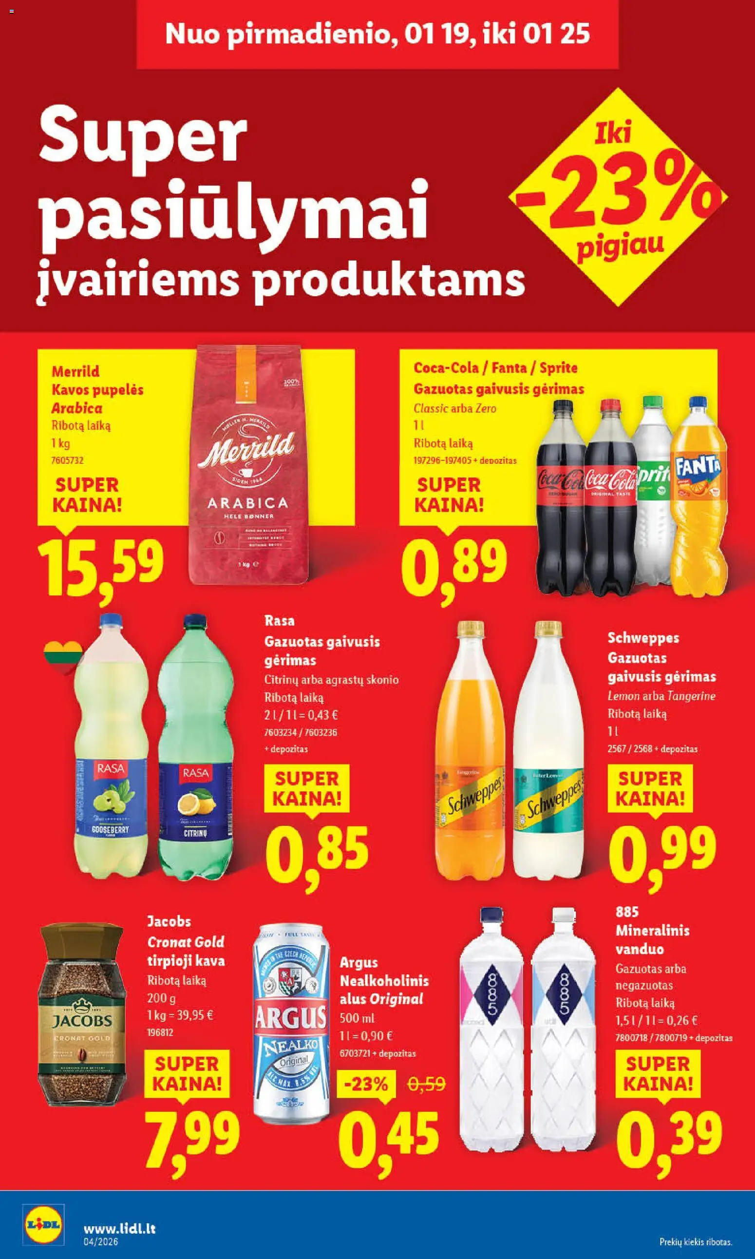 LIDL akcijos nuo 19.01.2026 | Puslapis: 26